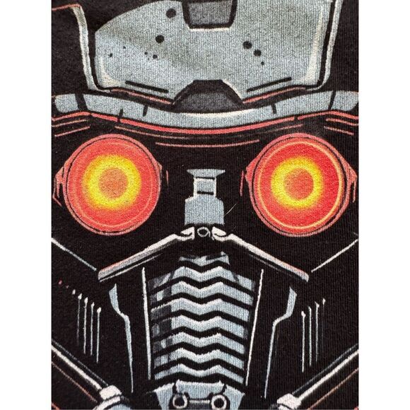 Bella + Canvas men’s large Guardians of the galaxy Starlord with mask black t-sh - Picture 3 of 5